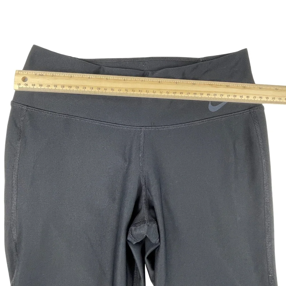 Nike Leggings Womens Size S Black Dri-FIT Cropped Activewear 802948-010